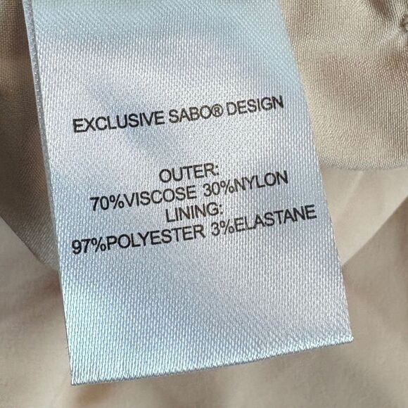 NWT Sabo Luxe Sahana Drape Dress Size Large - Picture 15 of 16